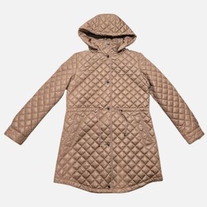 Kate Spade Women's Quilted Jacket Pale Rose Blush Size Small New